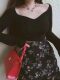 Large size small floral skirt for women, summer A-line skirt for fat mm high waist belly cover skirt for hips ruffled chiffon short skirt