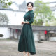 Ruyi Wind Moctive Cheongsam Temperature Dress Spring New Slim Slim Dipper Ladies Nation -style Women's Women's Women