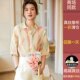 Dahong official self-operated store Jinfen Shijia medium sleeve mulberry silk screen printed shirt versatile high-end shirt for women in summer