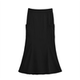 Hot girls pocket work skirt women 2024 new spring and summer high waist slim tight hip fishtail skirt long skirt