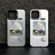 Creative art oil painting landscape suitable for Apple 15promax mobile phone case iPhone14 creative 13 new style 12 couple pro high-end sense 11plus laser xs niche x internet celebrity anti-fall hard case