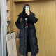 Shiduqi 2025 new 95 white goose down jacket for women with long knee thickened puffs to make them look slim and stand-up collar jacket winter