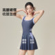 Swimsuit for women, high-end 2025 new swimming pool special slimming ladies one-piece sling hot spring swimsuit