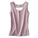 DeRong thermal vest for women, thickened velvet, autumn and winter inner wear, seamless bottoming, cotton vest suspender top