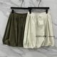 Niche characteristics 24 autumn and winter, chic small pocket zipper design Sweet and fashionable flower bud puffed skirt triple color
