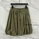 Niche characteristics 24 autumn and winter, chic small pocket zipper design Sweet and fashionable flower bud puffed skirt triple color
