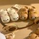 Rilakkuma cave shoes anti-odor and anti-slip little days 2025 creative cartoon three-dimensional slippers Baotou Internet celebrity girl heart