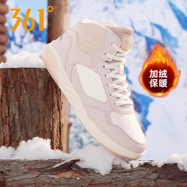 Women's Buckle Elastic Round Toe Velvet Snow Boots - Casual Winter Booties With Chunky Heel