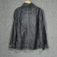 Foreign trade original single women's black cotton denim shirt spring and autumn long-sleeved shirt slim thin jacket casual top special price