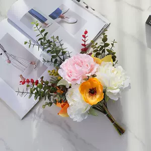 塑料小花朵假花花束 新人首单立减十元 22年7月 淘宝海外