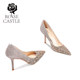 rosecastle stroll through the galaxy classic crystal wedding shoes stiletto heels temperament xiuhe wedding dress two wear high heels