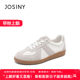 Zhuoshinid training shoes for women 2025 new autumn and winter versatile flat sole sports large-size small white shoes light pink