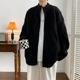 Stand-collar cardigan zipper knitted jacket for men spring and autumn 2024 new high-end diamond plaid sweater jacket
