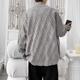 Stand-collar cardigan zipper knitted jacket for men spring and autumn 2024 new high-end diamond plaid sweater jacket
