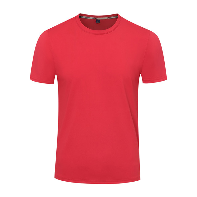 
Pure cotton short-sleeved T-shirt custom class uniform printing logo loose round neck large size advertising shirt DIY group party work clothes