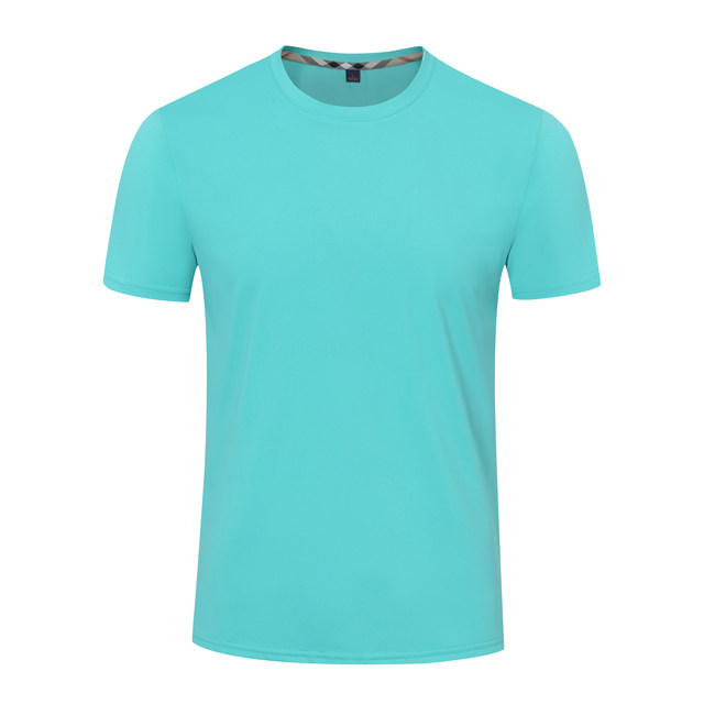
Pure cotton short-sleeved T-shirt custom class uniform printing logo loose round neck large size advertising shirt DIY group party work clothes