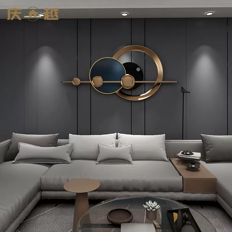 现代墙面壁饰客厅沙发背景墙壁挂卧室床头装饰挂件轻