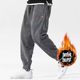 Cordy -lush pants men's winter plus thickened thermal pants loose pants casual sports pants bouquet foot Haron trousers
