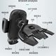 Mobile phone car holder CD port accessories car air outlet snap-on hook clip navigation support modified base
