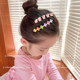 Cute bangs hair clips on the forehead children's inserts and combs the hair and finishing artifact for girls' back head hair card little girl headwear