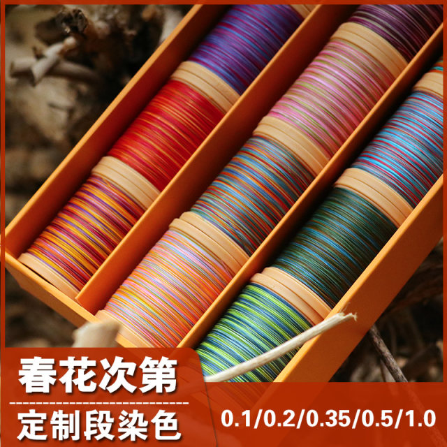 Customized section dye wax line color wax line high -light Thai wax dye 0.1 South American color 0.2 South American color line editing

