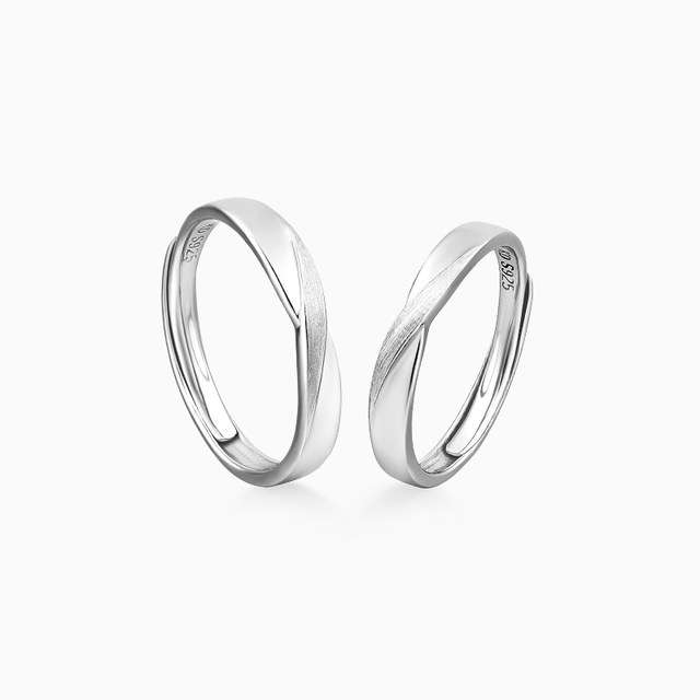 Cartilo twins couple quit sterling silver pair birthday gift for boyfriend and girlfriend