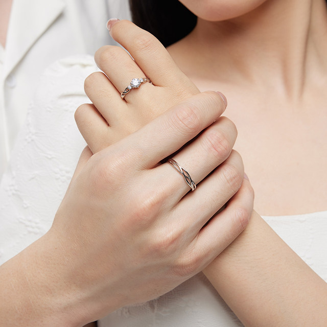Cartilo's couple ring 925 silver ring a birthday gift for girlfriend