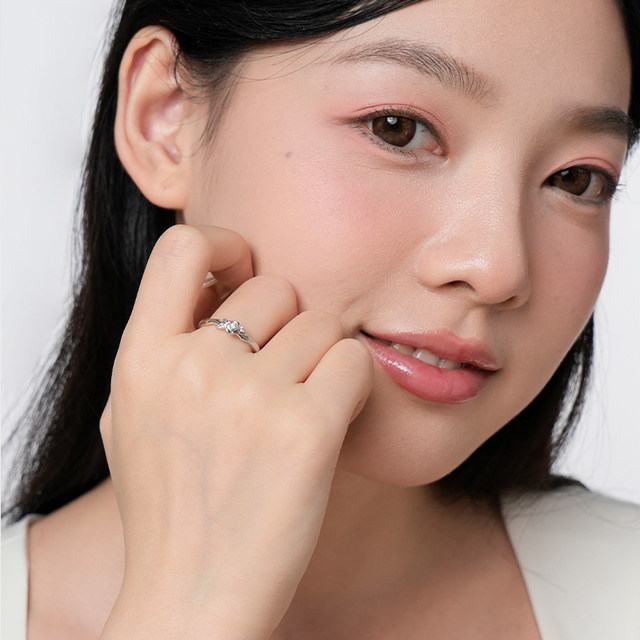 Cardillo Rose Story Couple Rings Sterling Silver Rings A Pair of Birthday Gifts for Boyfriend and Girlfriend