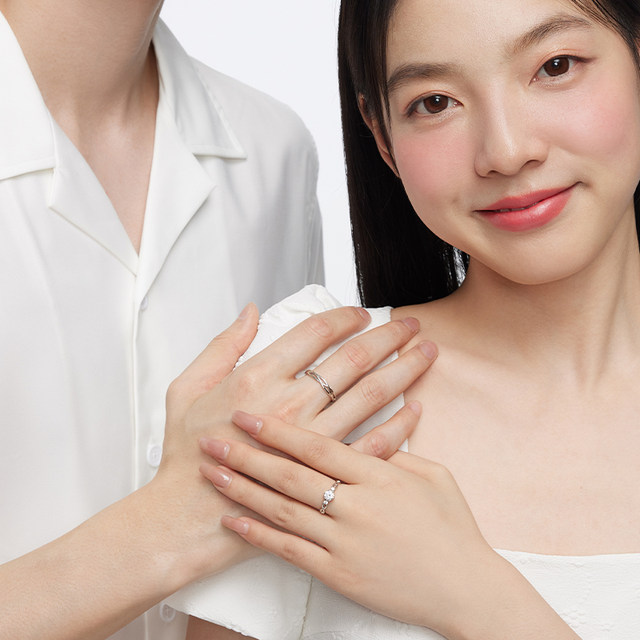 Cartilo's couple ring 925 silver ring a birthday gift for girlfriend
