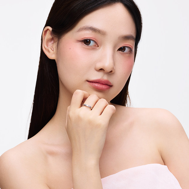 Catiro Meow Fairytale Couple Ring 925 Silver Open Ring Birthday Gift for Girlfriend