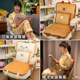 Chair cushion waist cushion backrest integrated seat cushion winter office sedentary fart cushion student dormitory chair cushion