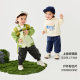 Mini Balabala men's and girls' baby jackets are not easy to deform pants Spring and autumn baby warm tops