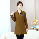 Middle-aged mother's spring clothing, mid-length sweatshirt to cover buttocks, new style, middle-aged and elderly women's large size tops and bottoming shirts