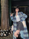 Large size fat girl denim skirt for women in spring and autumn new style with high waist slim hot girl short skirt with hip skirt pants