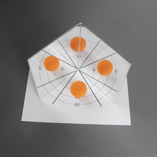 Children's fun science experiment plane mirror set magical mirror student mirror imaging reflective diy material