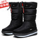2025 new winter northeast snow boots for women plus velvet thick sole cotton shoes warm waterproof non-slip medium and high boots