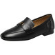 Yierkang women's shoes spring and autumn genuine leather loafers flat leather shoes French lazy shoes low heel single shoes