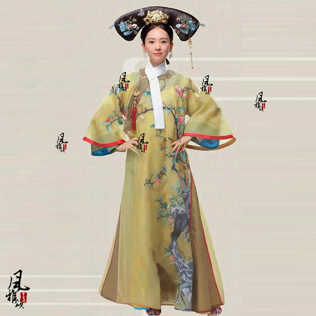 Ruyi's Royal Love in the Palace, Jin Yuyan, Xin Zhilei's same ancient costume, Qing Dynasty concubine's imperial concubine costume, style costume, Manchu flag costume, performance costume