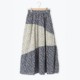 SM2 sweet small fresh floral handle elastic waist forest style small fresh large A-line long skirt with pocket women's clothing
