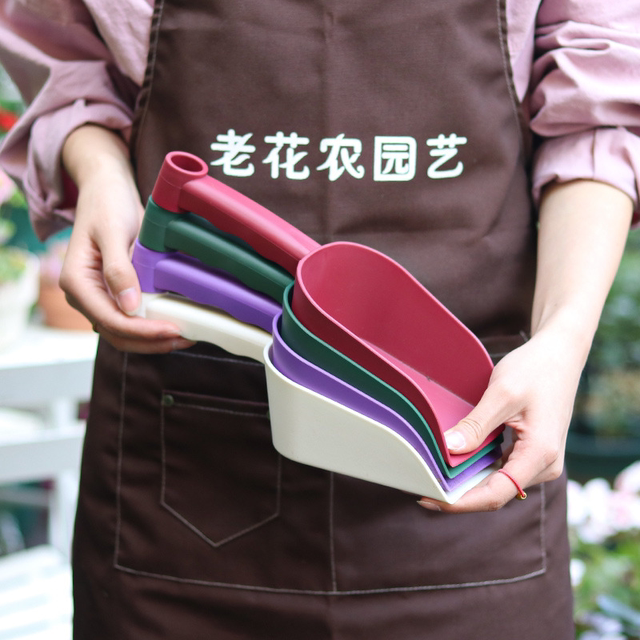 Planting flower tool thickened plastic earth shovel cat shovel shovel balcony vegetable vegetables, flesh -meat digging shovel gardening gardening planting vegetables pine shovel
