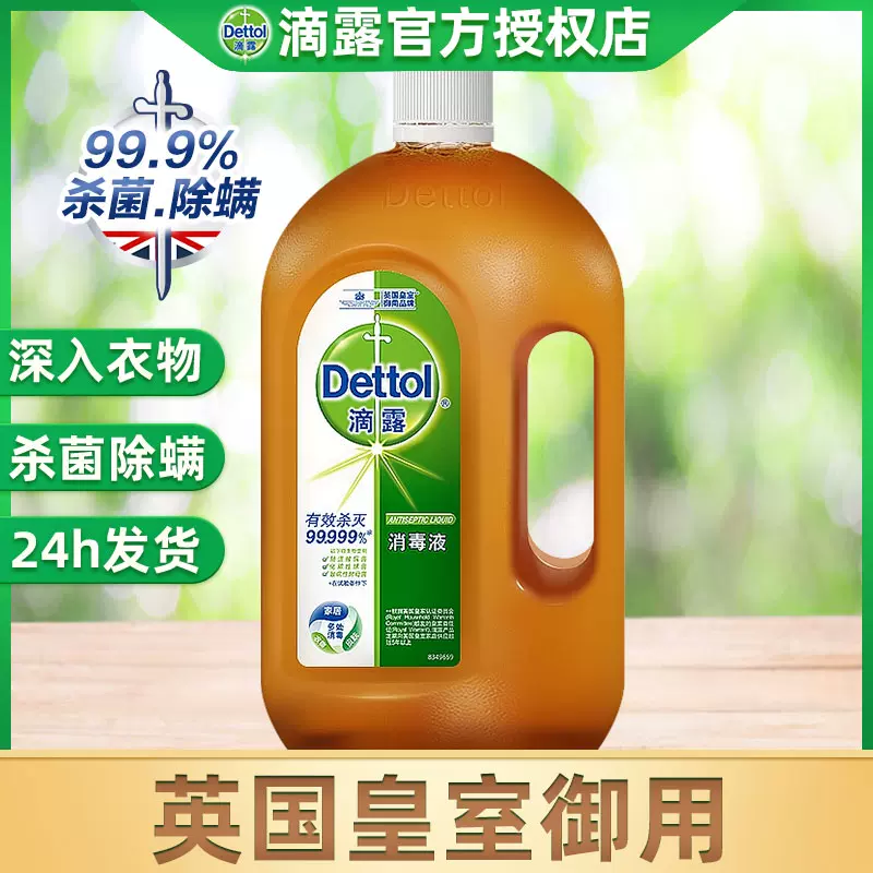 滴露消毒液750ml 瓶伤口消毒洗衣服除螨地板除菌宠物