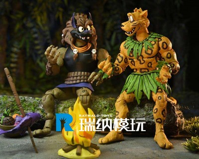 taobao agent [Spot] NECA 1/12 Ninja Turtle Archie Comic Edition Leopard 豺 Dog