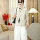 Jacket and Women's 2025 Spring New Design Drawstring Slimming and Versatile Small Stand Collar Short Trench Coat