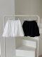 Popular folds, bud loose waist to cover the ultra -short half skirt, summer simple bubble lanterns, high -end skirt female