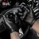 Genuine leather gloves men's touch screen thin outdoor cycling driving driving non-slip short sheepskin gloves men's bare leather tight hands