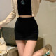 Summer sexy hot girl straight skirt for women in spring large size fat mm high waist slim and elastic hip-packing skirt