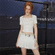 Unifree hollow short -sleeved sweater, the new American retro small short slim top
