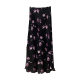 
HO TIME 2025 summer new style retro print high waist slim skirt hip pencil skirt