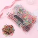 
Wide accessories candy color girls rubber band hair clip girls big children black hair tied with baby girl hair accessories hair circle