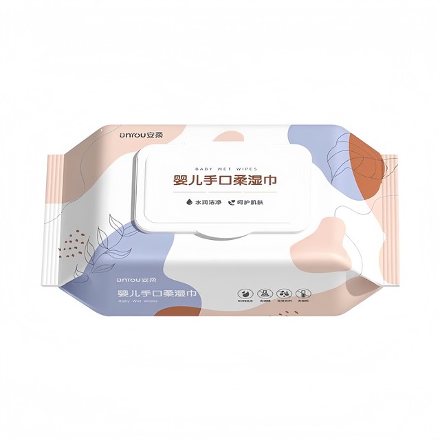 Anrou wet wipes for mothers, infants and young children, portable hand-mouth wipes for home use and affordable packaging